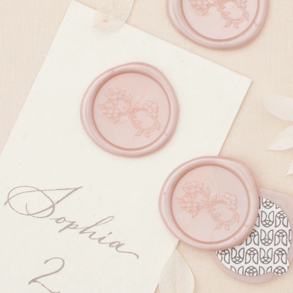 Set of 12 Floral Wax Seals Botanical Cottagecore Romantic - Picture 6 of 7